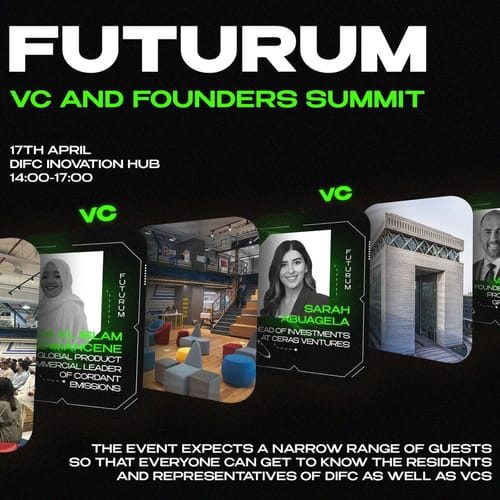 FUTURUM EVENT: scale your startup in the Middle East 17th of April